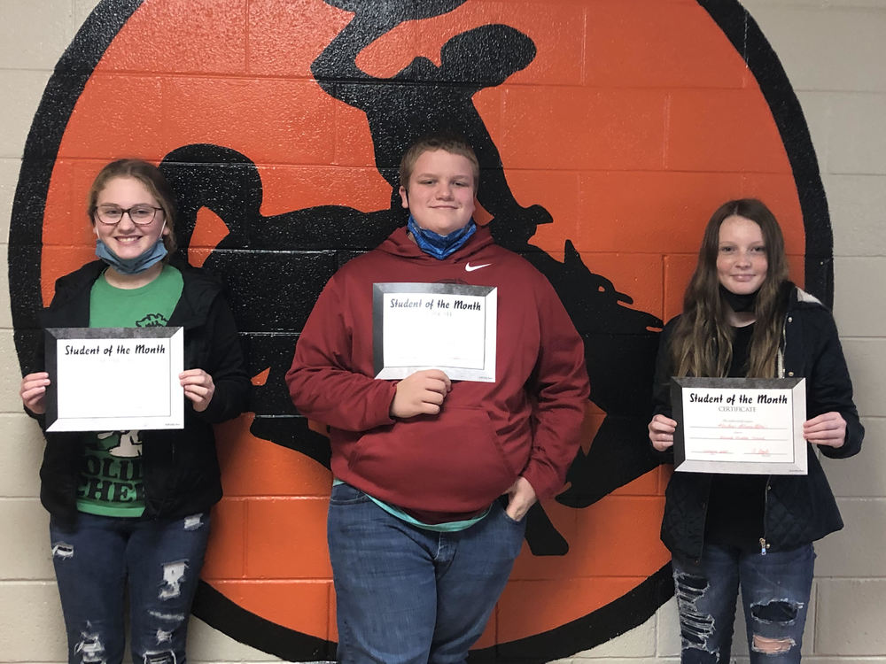 6th-Lily Cole; 7th-John Allen; 8th-Hailee Hamilton