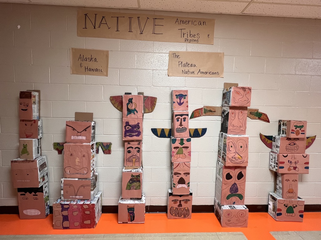 RMS Art Club - Totem Pole Project